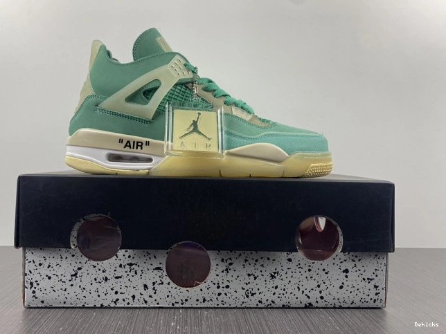 Cheap BK ofw 4 tiffany x jordan air retro nike cv9388-102 green 1111
